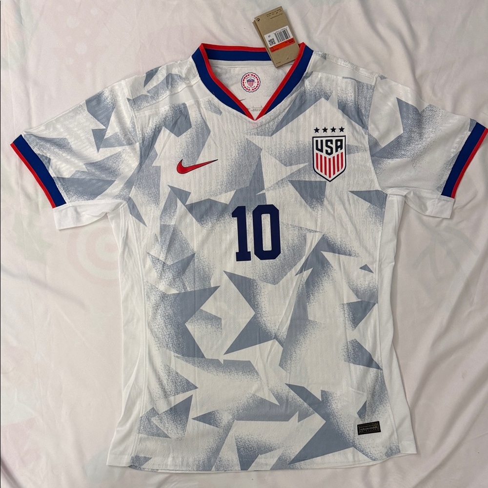 Nike USA Soccer Jersey with Red and Blue Accents